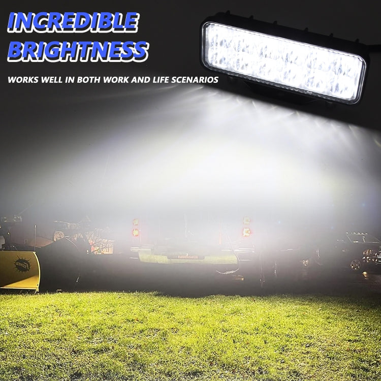 14W 9-30V 6 Inch Long Waterproof Car Work Headlight With Wire Set - X1