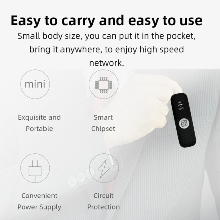 Global Edition 4G UFI LTE WiFi Dongle Wireless Router Plug-in NIC Router