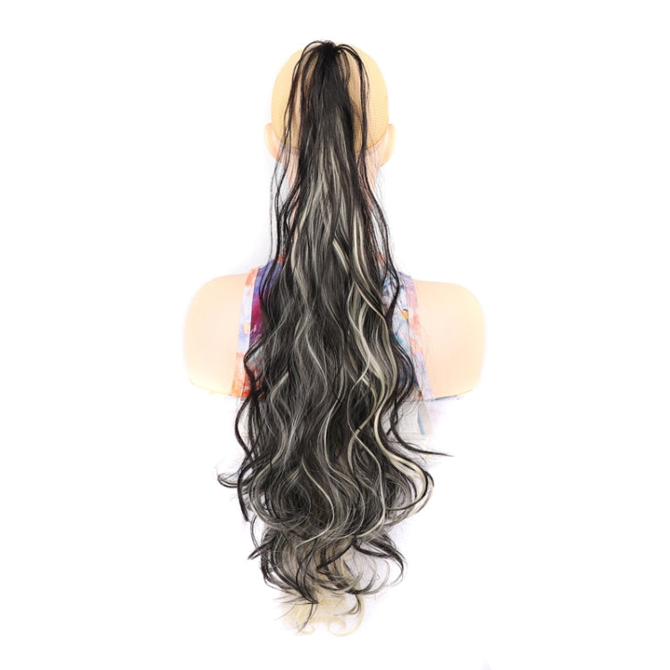 Ladies Wrap Around Magic Wand Ponytail Long Curly Wig, Color: P1BH613#