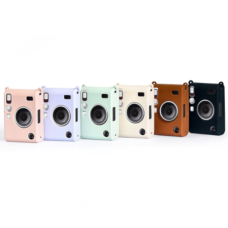 For Fujifilm Instax Mini EVO Wear-Resistant Soft Shell Protective Case, Color: Purple
