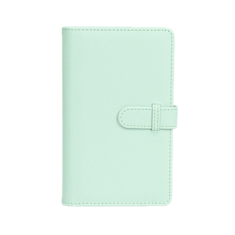 108-Piece Multifunctional 3 Inch Photo Ticket Credit Card Storage Book, Color: Mint Green