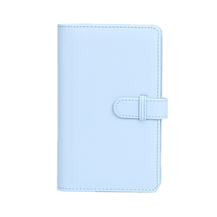 108-Piece Multifunctional 3 Inch Photo Ticket Credit Card Storage Book, Color: Hydrangea Blue
