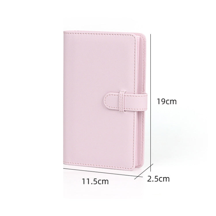 108-Piece Multifunctional 3 Inch Photo Ticket Credit Card Storage Book, Color: Hydrangea Blue