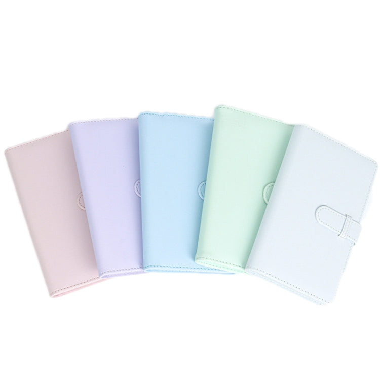 108-Piece Multifunctional 3 Inch Photo Ticket Credit Card Storage Book, Color: Jasmine White