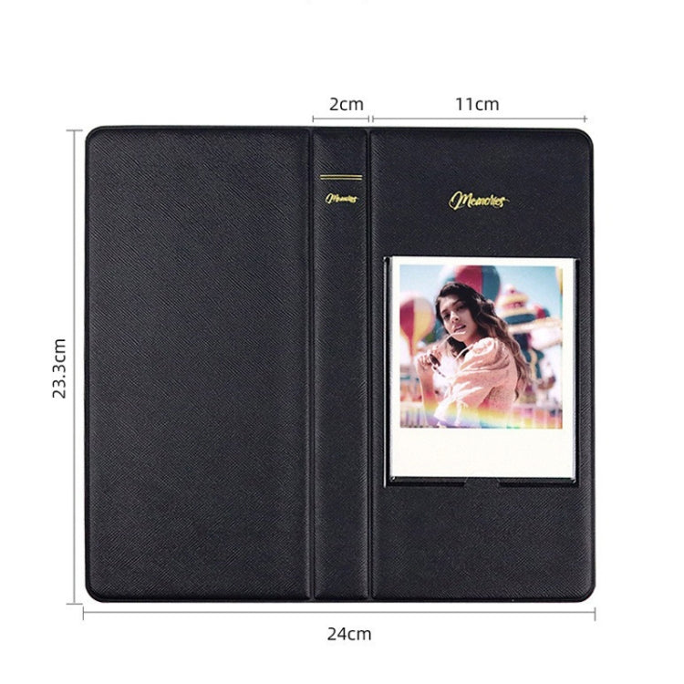 64-Piece 5 Inch Photo Storage Album, Color: Brown
