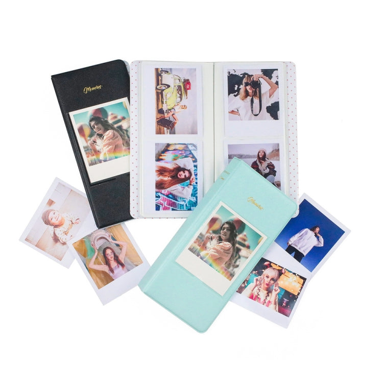 64-Piece 5 Inch Photo Storage Album, Color: Purple