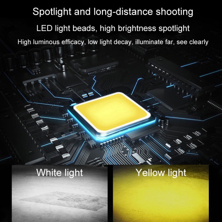12W Motorcycle Spotlight High Bright Two Color Modified External Waterproof LED Lens Headlight
