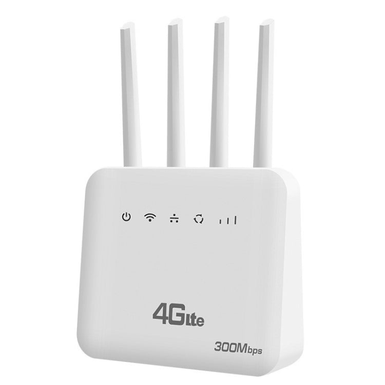 For European / Asian / African 4G CPE WiFi6 Plug-in Wireless Router Dual Port Wireless Hotspot, EU Plug