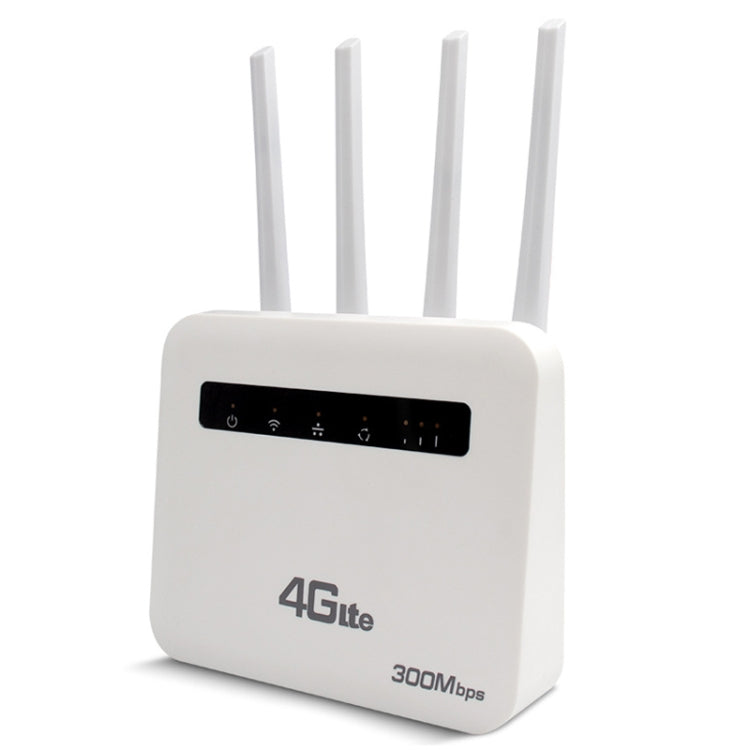 For European / Asian / African 4G CPE WiFi6 Plug-in Wireless Router Dual Port Wireless Hotspot, EU Plug