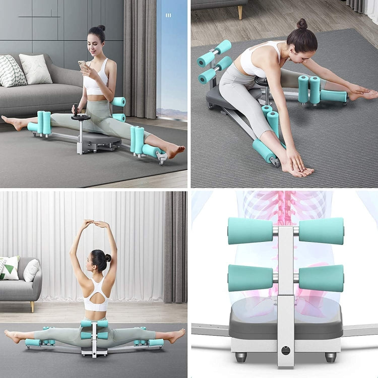 Leg Opening Machine Hip Joints Stretching Equipment - Cyan