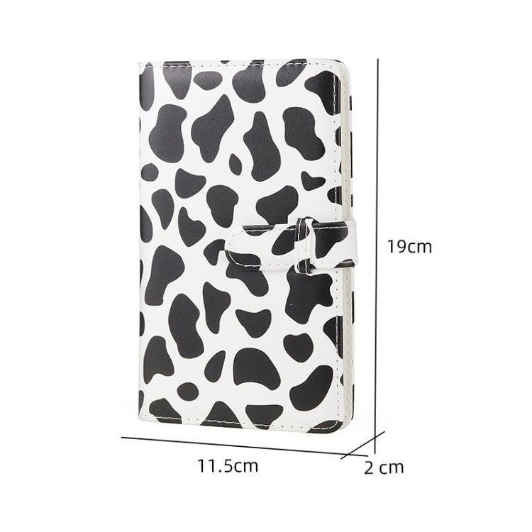 3 Inch 96-Piece PU Leather Photo Album For Fujifilm Instax Mini 11/9/7+/40 - Cow Pattern