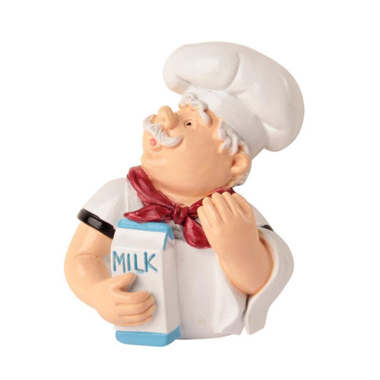 Home Cartoon Chef Power Cord Organizer Kitchen Storage Powerful Sticky Hooks, Style: Milk