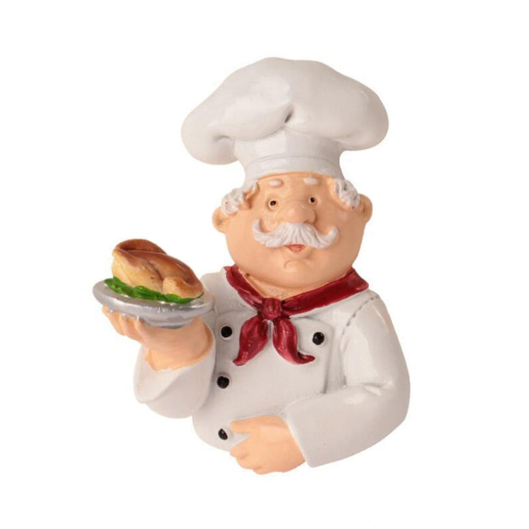Home Cartoon Chef Power Cord Organizer Kitchen Storage Powerful Sticky Hooks, Style: Roast Chicken