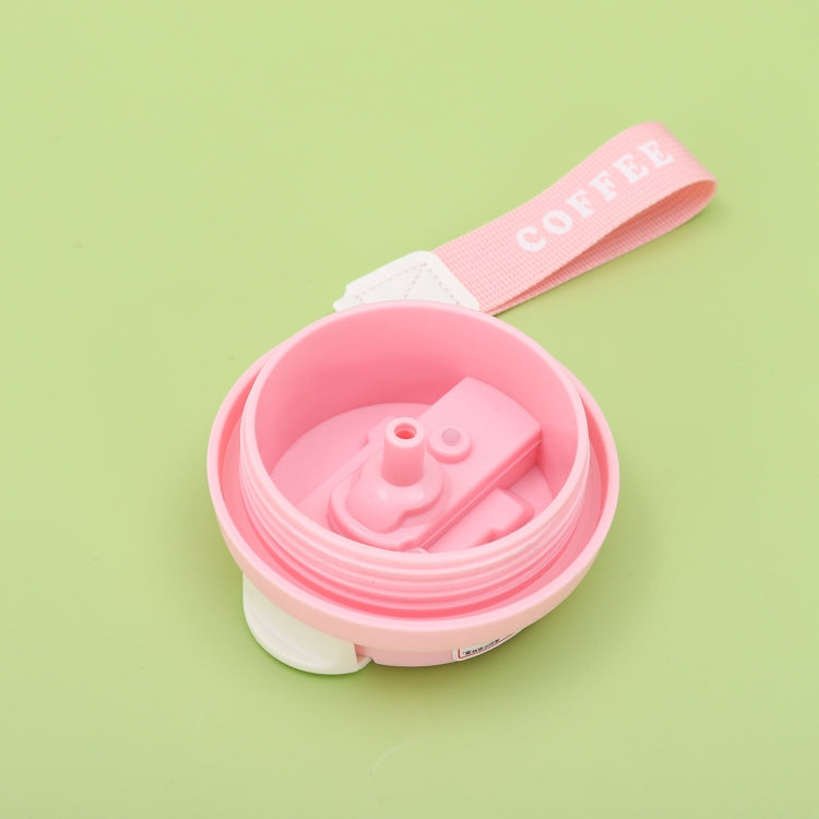 2.8 Inch Cup Mouth Straw Cup Lid Coffee Mug Replacement Lid With Hand Strip - Red