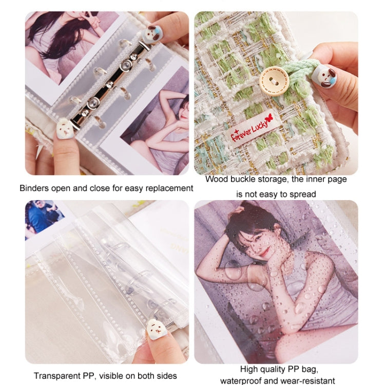 20 Loose-Leaf Storage Card Book Mini 3 Inch Photo Album