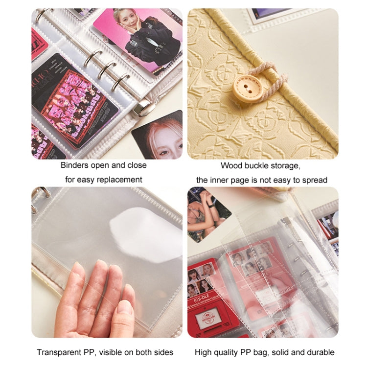 3/4 Inch 20 Pages Transparent Storage Photo Card Album