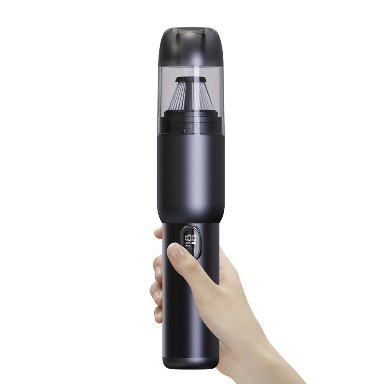 Multifunctional Suction Blowing Wireless Car Vacuum Cleaner Handheld High-Power Dust Blower - Black