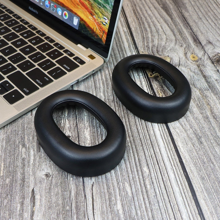 For Jabra Evolve2 85 2nd Generation 2pcs Headphone Sponge Cover - Black