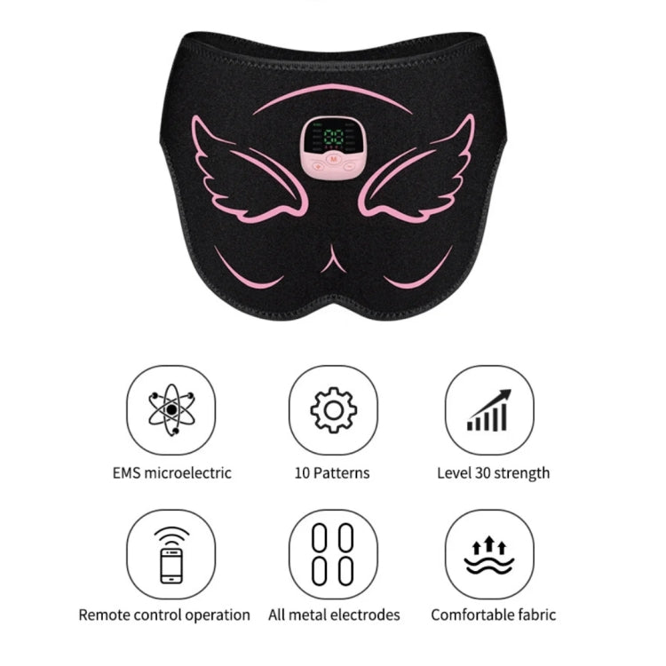 EMS Buttocks Beauty Instrument Buttocks Massage Patch With Remote Pink