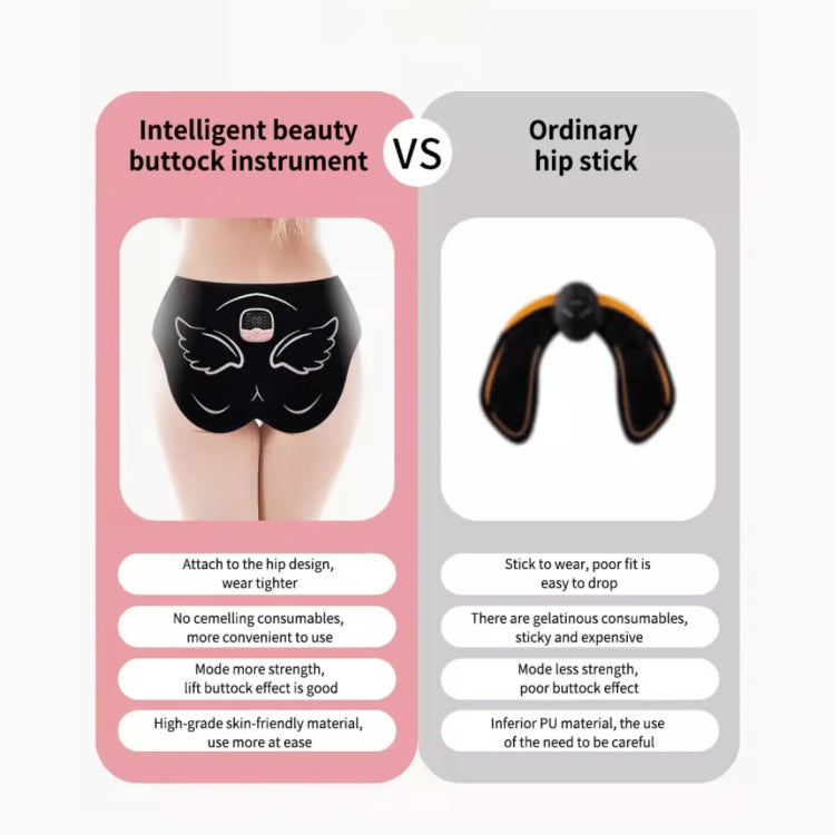 EMS Buttocks Beauty Instrument Buttocks Massage Patch Without Remote Control Orange
