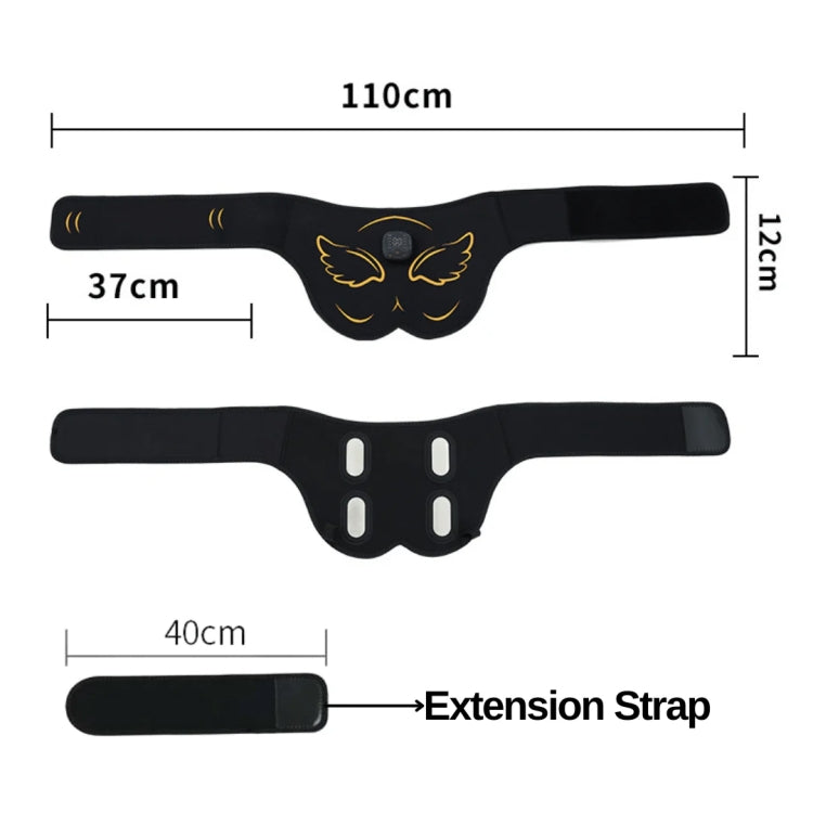 EMS Buttocks Beauty Instrument Buttocks Massage Patch With Remote Pink