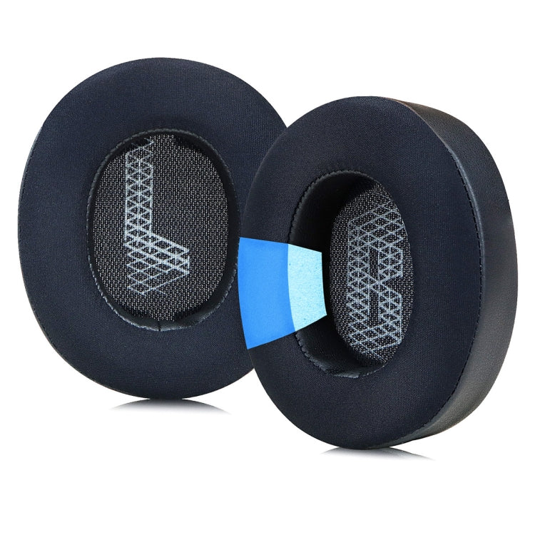 For JBL Live 500BTNC 2pcs Ice Feeling Gel Headphone Cover Sponge Ear Muff Leather Case - Black