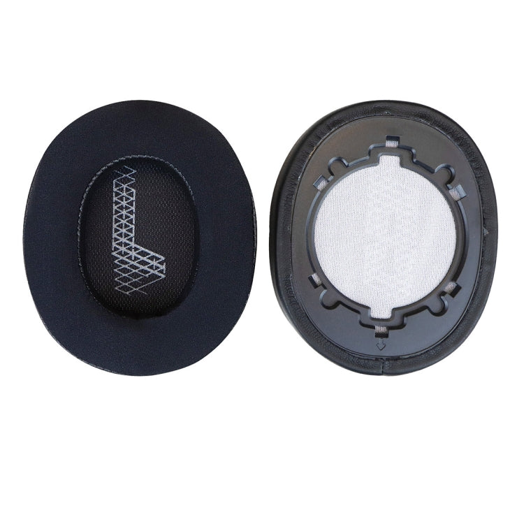 For JBL Live 500BTNC 2pcs Ice Feeling Gel Headphone Cover Sponge Ear Muff Leather Case - Black