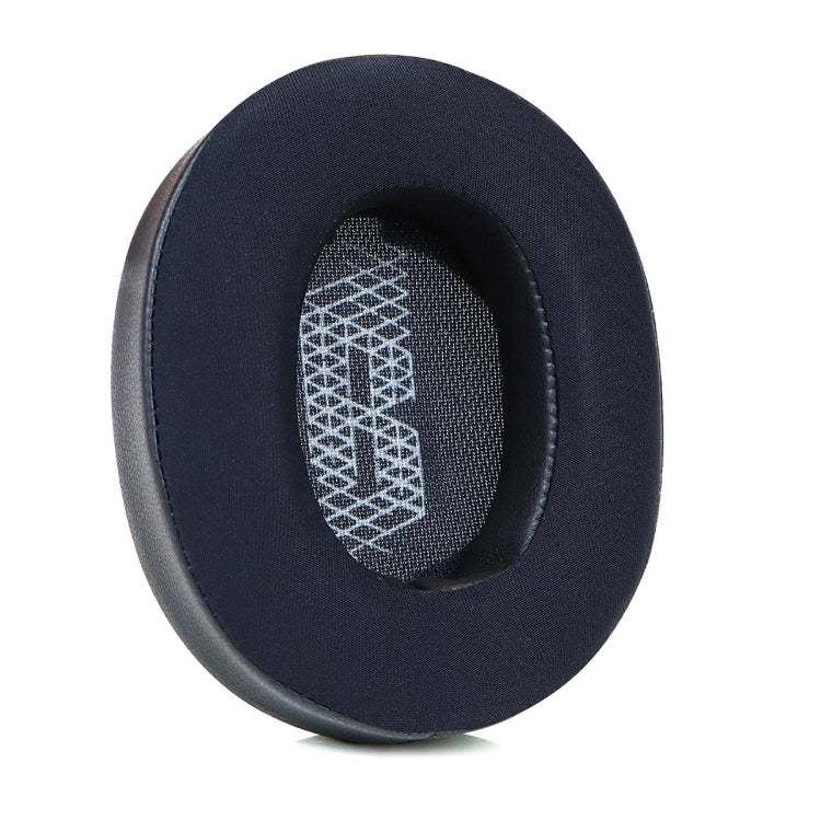 For JBL Live 500BTNC 2pcs Ice Feeling Gel Headphone Cover Sponge Ear Muff Leather Case - Black