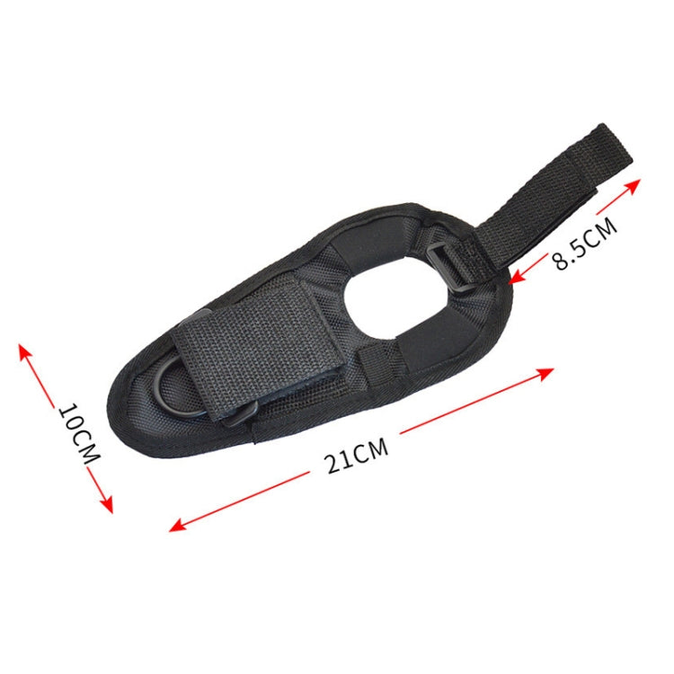 Outdoor Diving Flashlight Non-slip Fixed Wrist Glove - Black