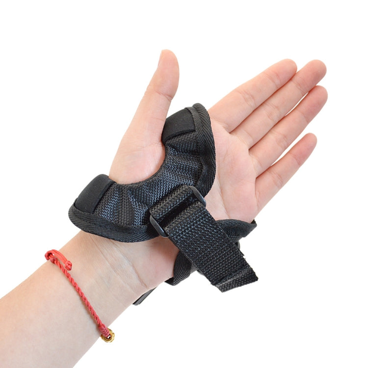 Outdoor Diving Flashlight Non-slip Fixed Wrist Glove - Black