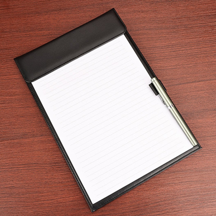 Leather A4 Meeting Clip Pad Business Office Document Clip Board Sticky Note Clip Writing Pad