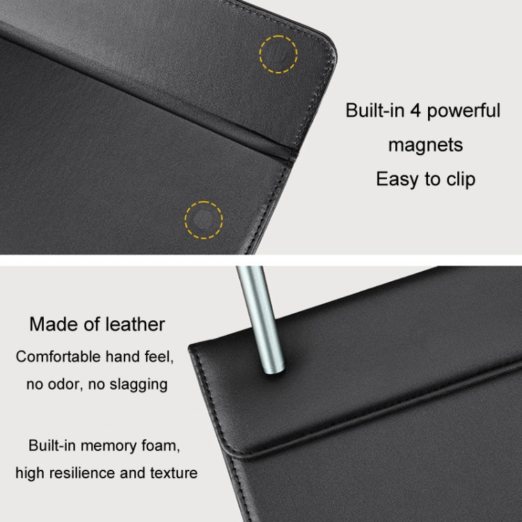 Leather A4 Meeting Clip Pad Business Office Document Clip Board Sticky Note Clip Writing Pad