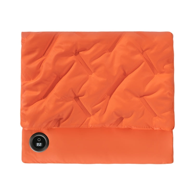 Multifunctional Down Cotton Waterless Electric Heating Hand Warmer Bag, Color: Orange + 1.5m Cable