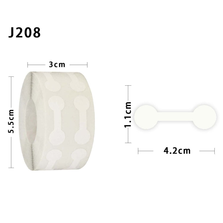 2pcs Jewelry Price Decoration Natural Kraft Paper Stickers, Model: J209