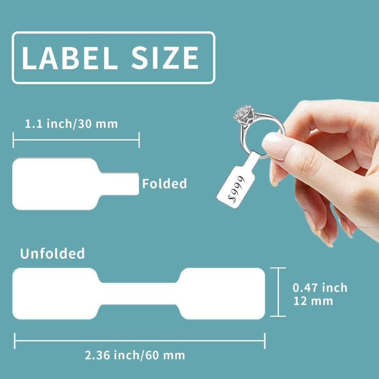 Jewelry Price Decoration Kraft Paper Handmade Stickers