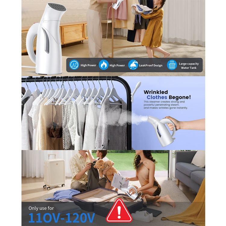LM-1609S Portable Steam Handheld Electric Iron Home Mini Hanging Iron, Spec: US Plug