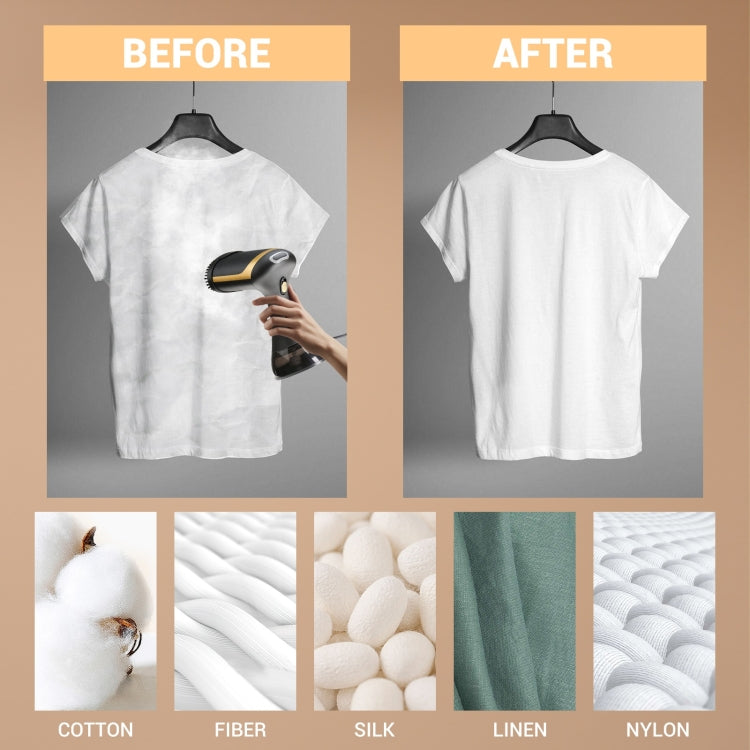 Small Portable Handheld Household Steam Spray Clothes Wrinkle Removal Iron, Size: UK Plug