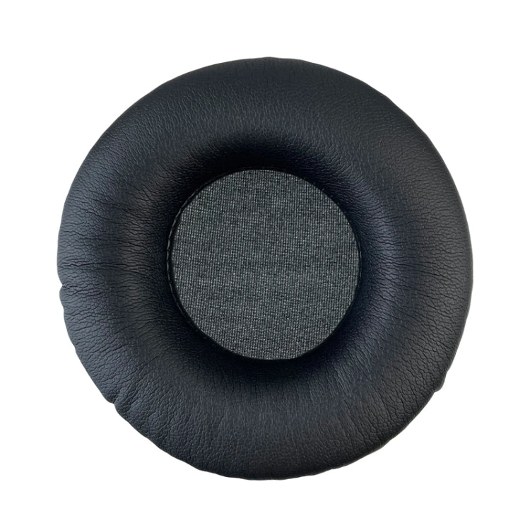 For Edifier K550 2pcs Headphone Sponge Leather Case 6cm Earmuffs - Black