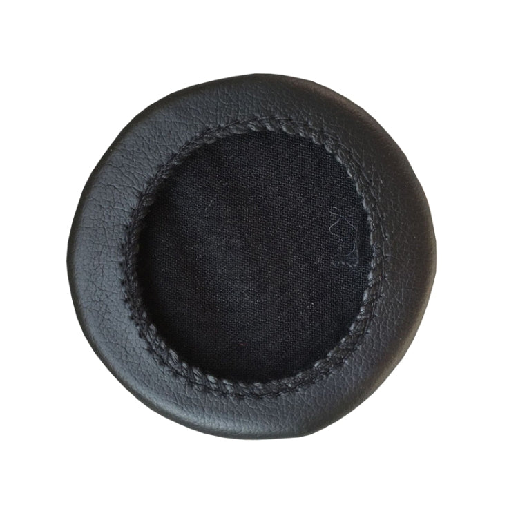 For Edifier K550 2pcs Headphone Sponge Leather Case 6cm Earmuffs - Black