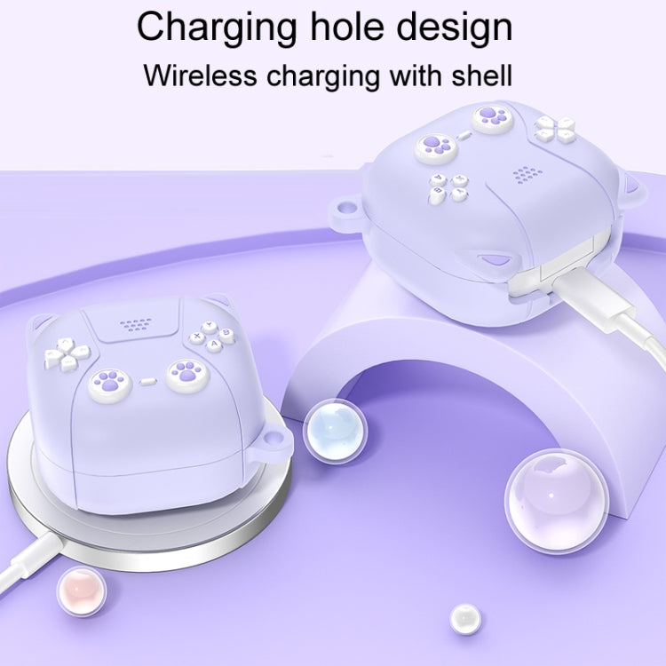 For Samsung Galaxy Buds 2 / Live / Pro / 2 Pro / FE Cute Cats Silicone Soft Shell Earphone Protector