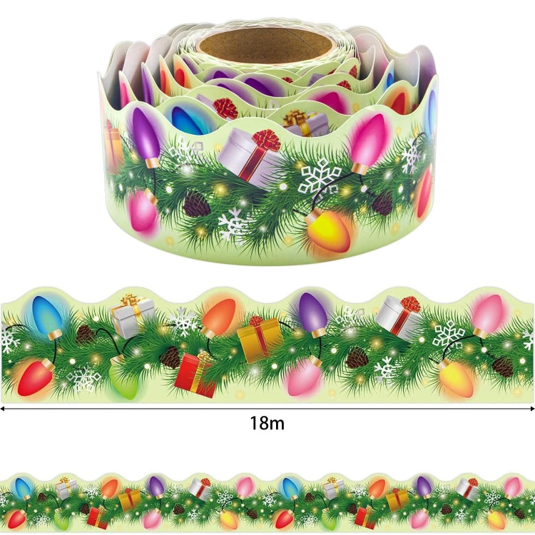 Christmas Room Decoration Blackboard Bulletin Board Frame Stickers - 7.5cm