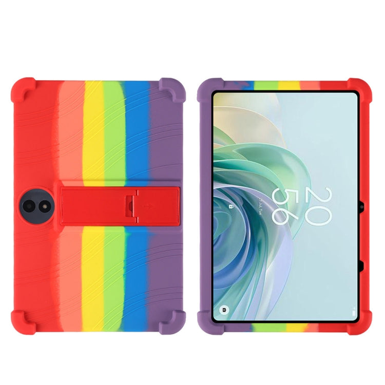 For TCL TAB 11 FE Shockproof Silicone Tablet Protective Case With Holder