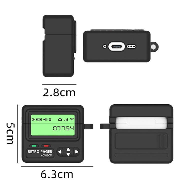 For AirPods 4 BB Machine Modeling Silicone Earphone Protective Case