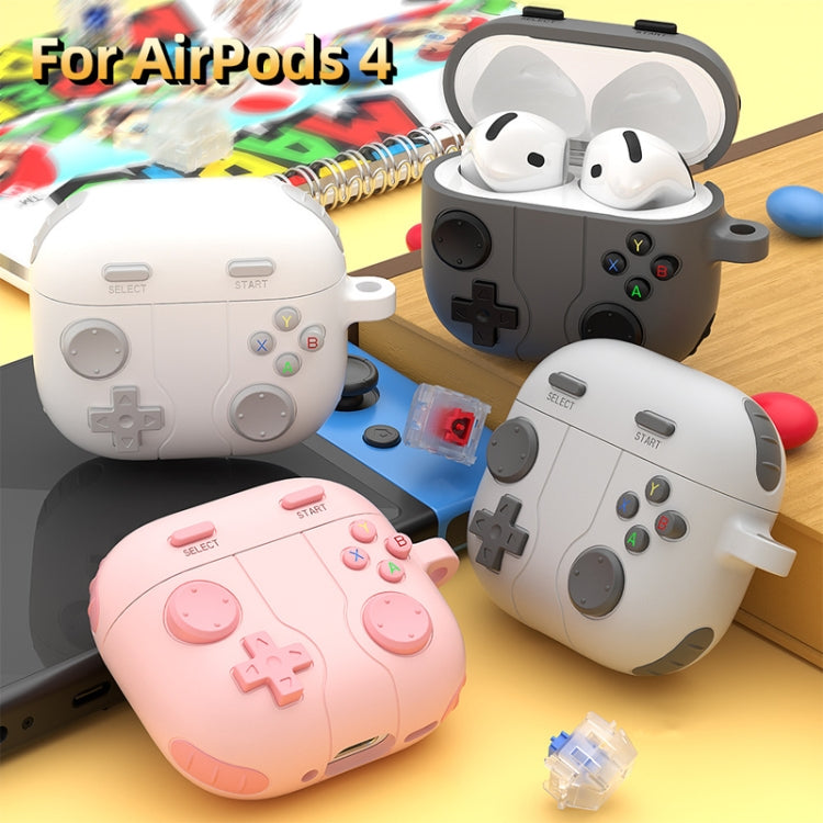 For AirPods 4 Gaming Console Styling Silicone Earphone Protective Case