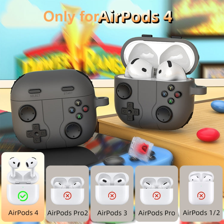 For AirPods 4 Gaming Console Styling Silicone Earphone Protective Case