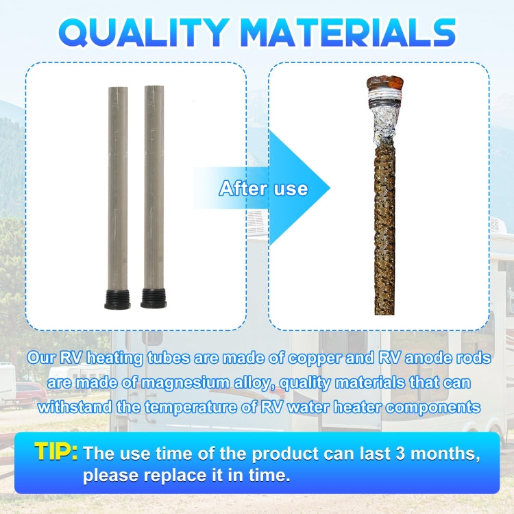 Water Heater Heating Element For RV Camper, Specifications: 27mm/38mm Wrench Socket