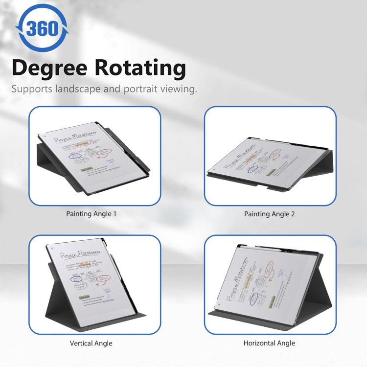 For reMarkable Paper Pro 2024 11.8 inch Rotating Dormant Case