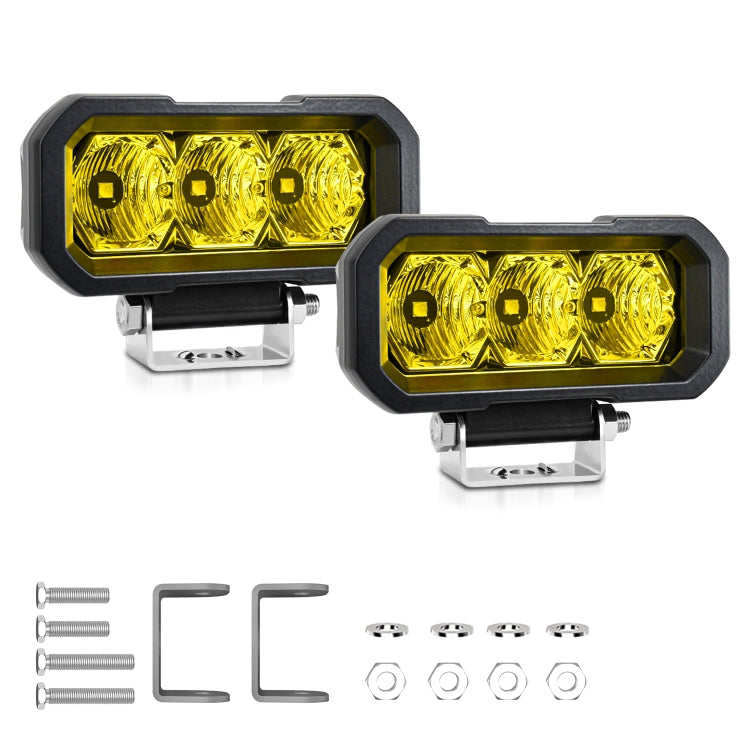 E23 40W 9V-30V 5 Inch Waterproof 3-Eye Headlight