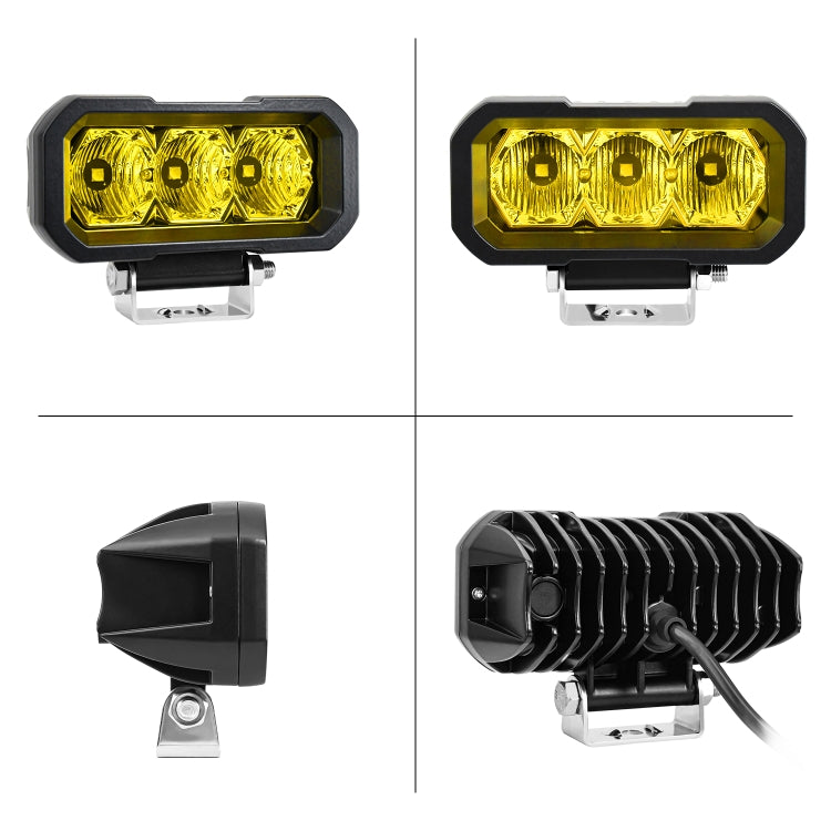 E23 40W 9V-30V 5 Inch Waterproof 3-Eye Headlight