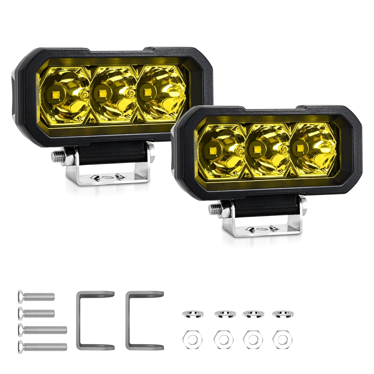E23 40W 9V-30V 5 Inch Waterproof 3-Eye Headlight